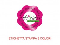 Etichette adesive per fioristi, fiorai e vivaisti (mm 29x29)  (cod.60G)